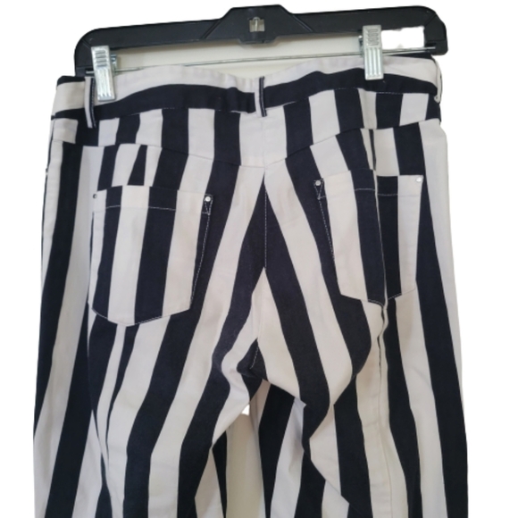 𝅺mango stripe skinny Light Cotton crop pants - Picture 4 of 6
